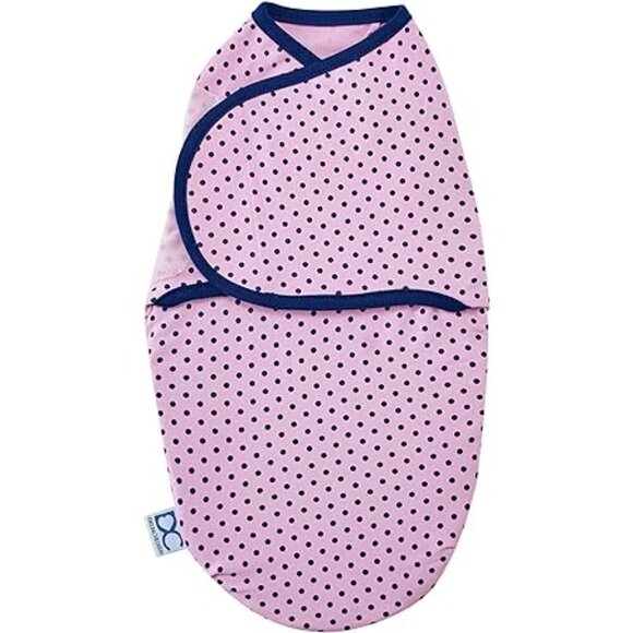 Delta Children Little Lambs Adjustable Swaddle Wrap - Premium Cotton 0-3 Months - Picture 2 of 3